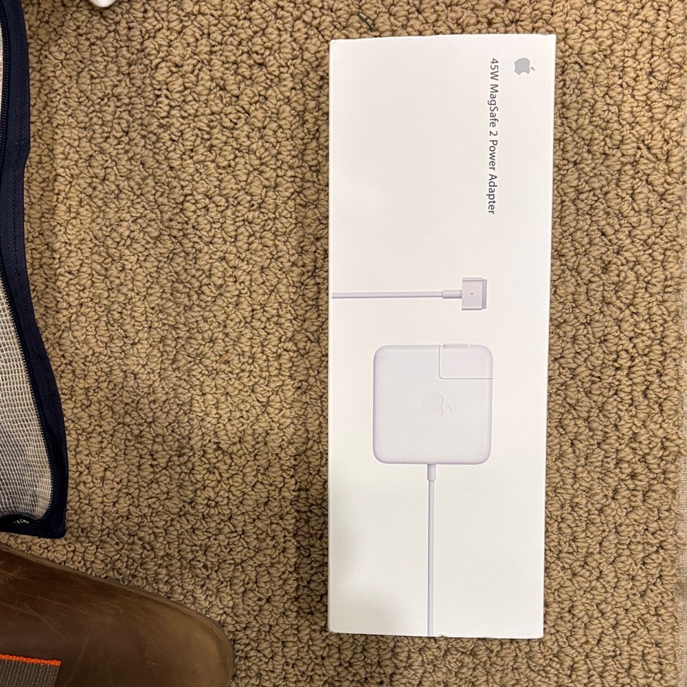 Apple White 45W MagSafe 2 Power Adapter with Box